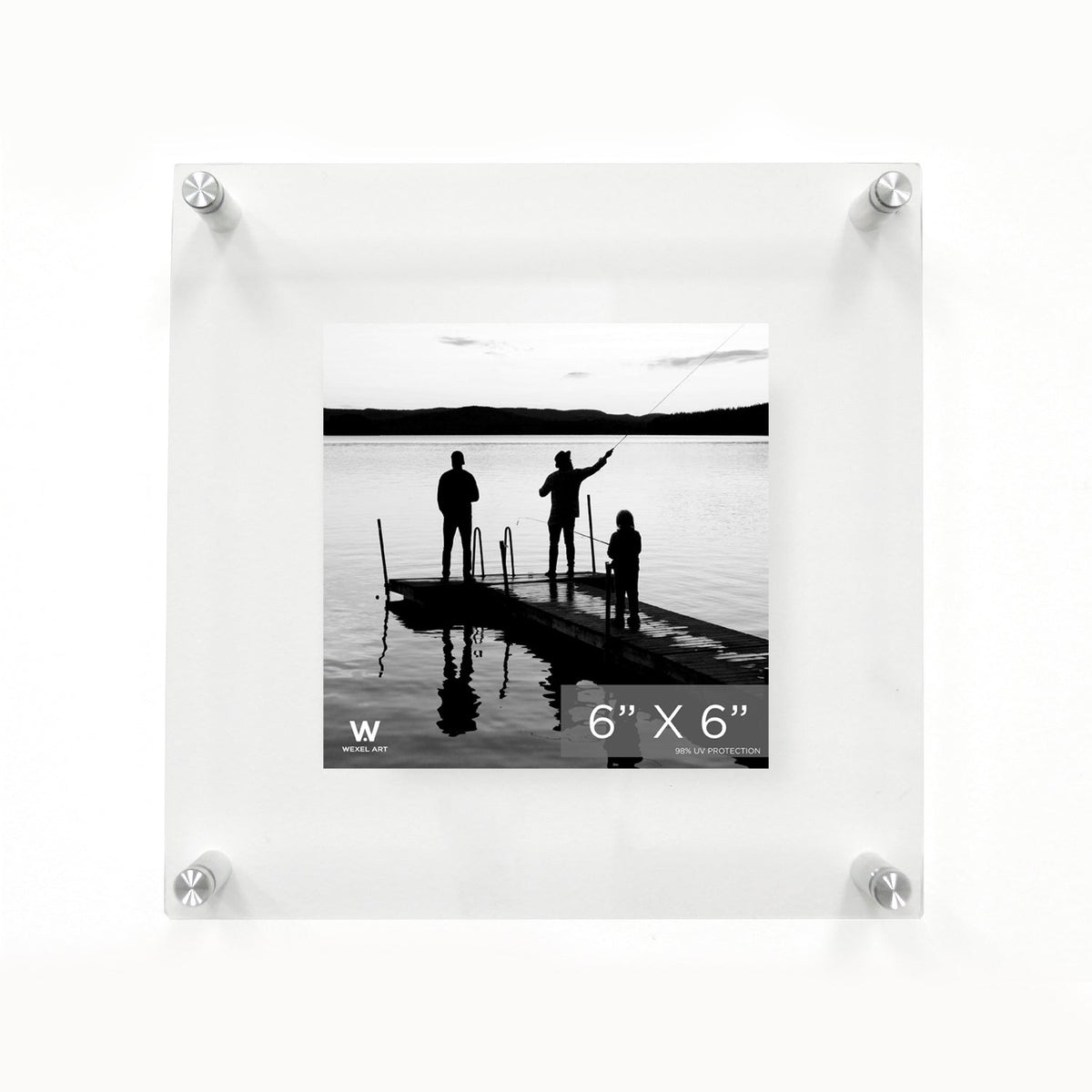 Modern UV-Grade Acrylic Floating Wall Frame