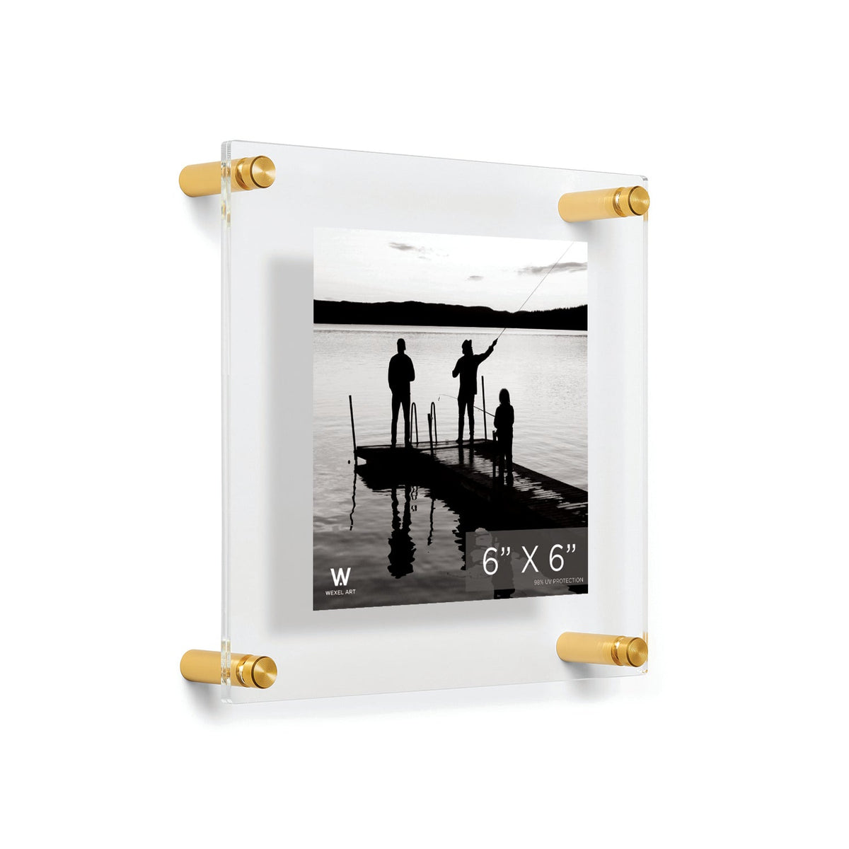 Modern UV-Grade Acrylic Floating Wall Frame