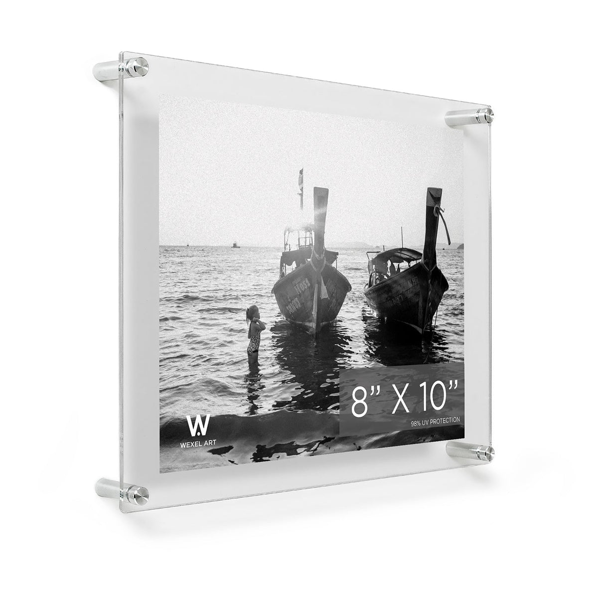 Modern UV-Grade Acrylic Floating Wall Frame