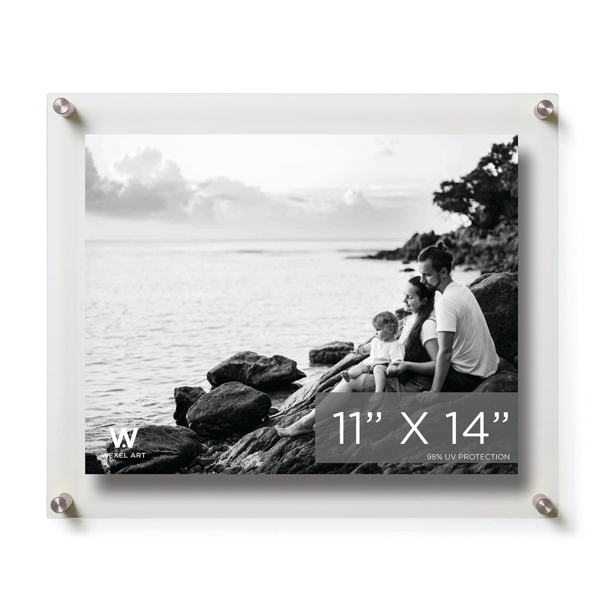 Modern UV-Grade Acrylic Floating Wall Frame