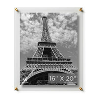 Modern UV-Grade Acrylic Floating Wall Frame