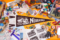 Nebraska State Retro Wool Pennant