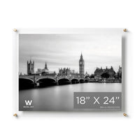 Modern UV-Grade Acrylic Floating Wall Frame