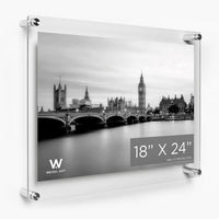 Modern UV-Grade Acrylic Floating Wall Frame