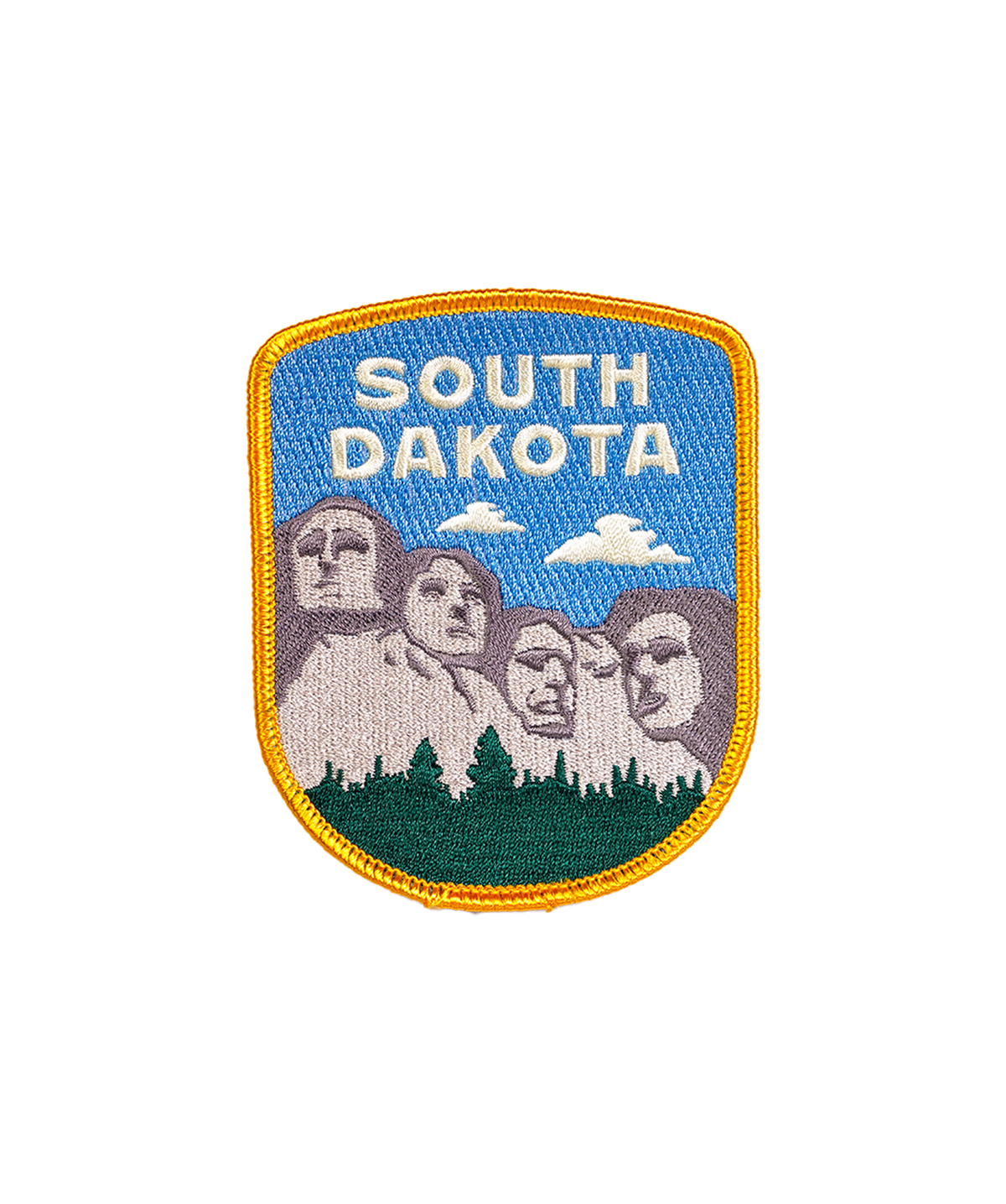 South Dakota State Retro Embroidered Patch