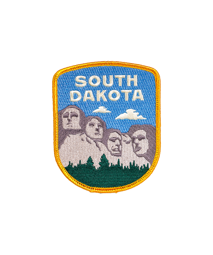 South Dakota State Retro Embroidered Patch