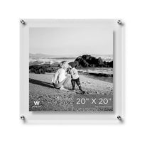 Modern UV-Grade Acrylic Floating Wall Frame