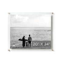 Modern UV-Grade Acrylic Floating Wall Frame