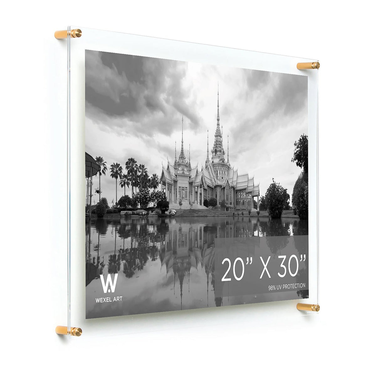 Modern UV-Grade Acrylic Floating Wall Frame
