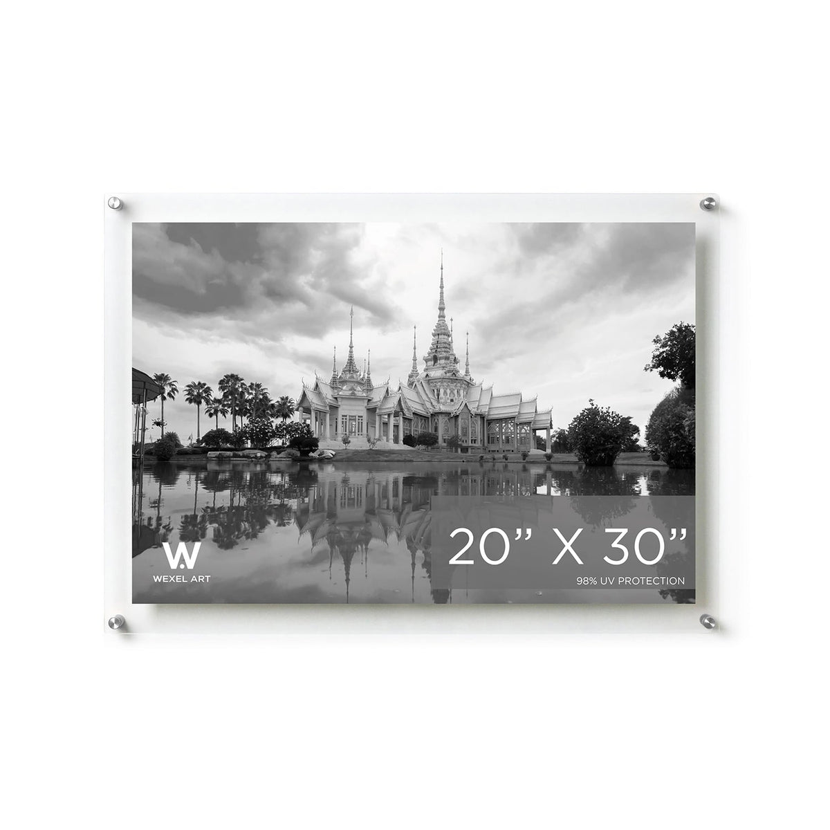 Modern UV-Grade Acrylic Floating Wall Frame