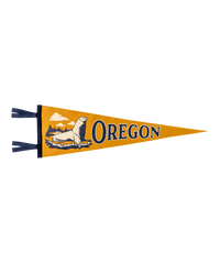 Oregon State Retro Wool Pennant