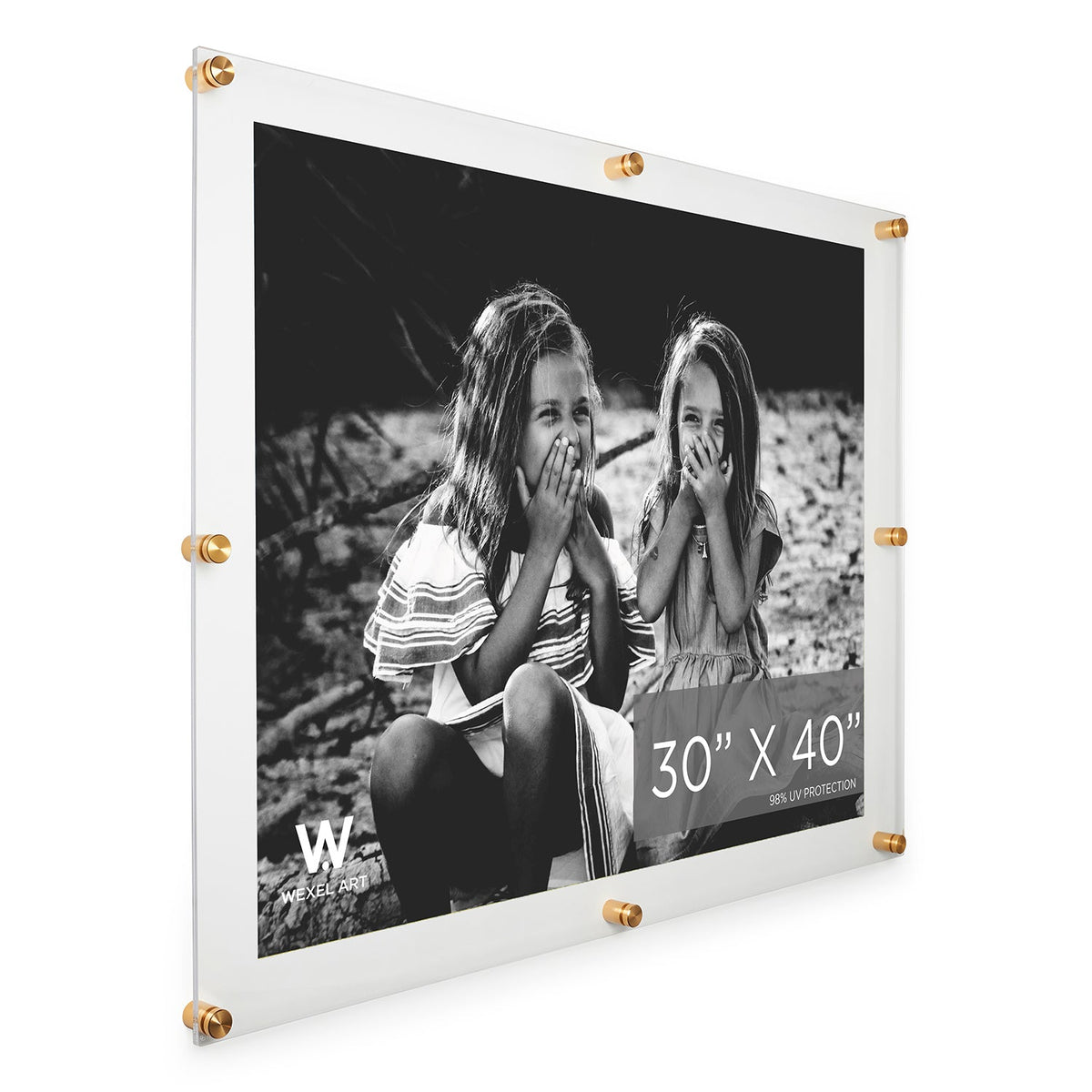 Modern UV-Grade Acrylic Floating Wall Frame