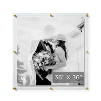 Modern UV-Grade Acrylic Floating Wall Frame