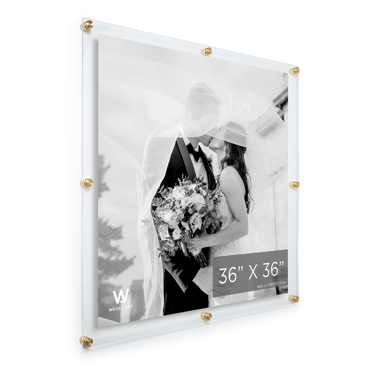 Modern UV-Grade Acrylic Floating Wall Frame