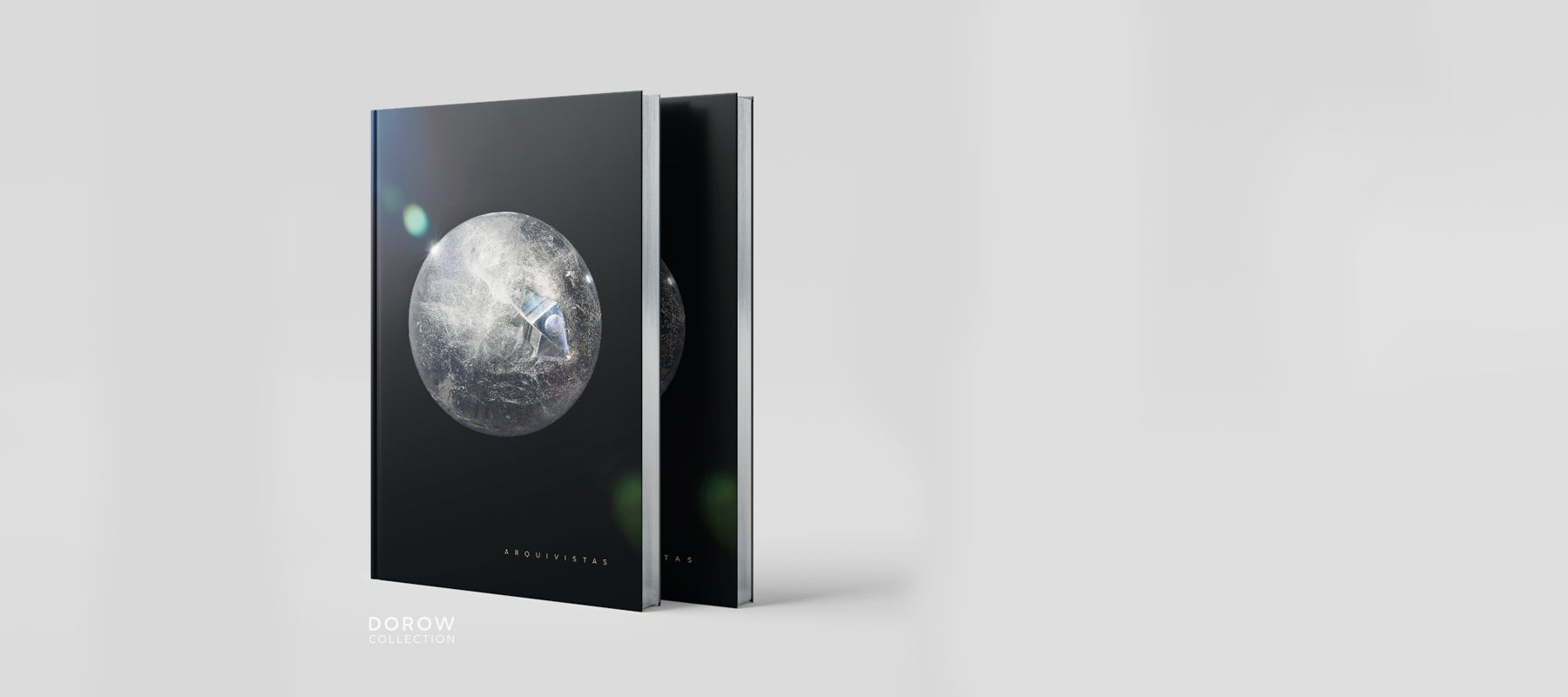 ARQUIVISTAS Book with Enhydro Sphere on Cover ISBN 979-8-9882015-0-2