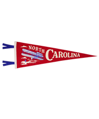 North Carolina State Retro Wool Pennant