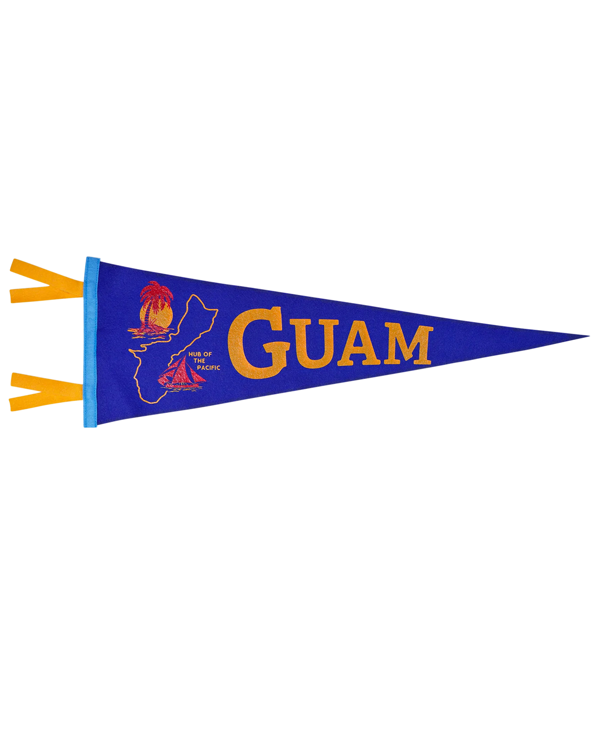 Guam Retro Wool Pennant