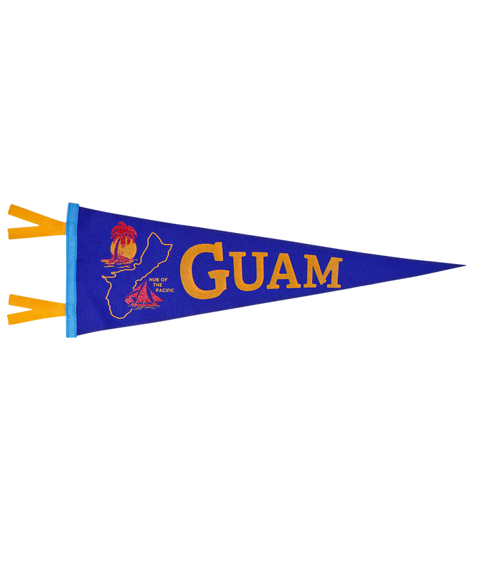 Guam Retro Wool Pennant