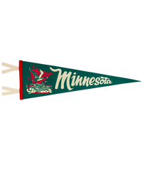Minnesota State Retro Wool Pennant