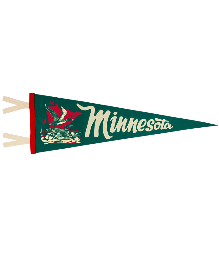 Minnesota State Retro Wool Pennant