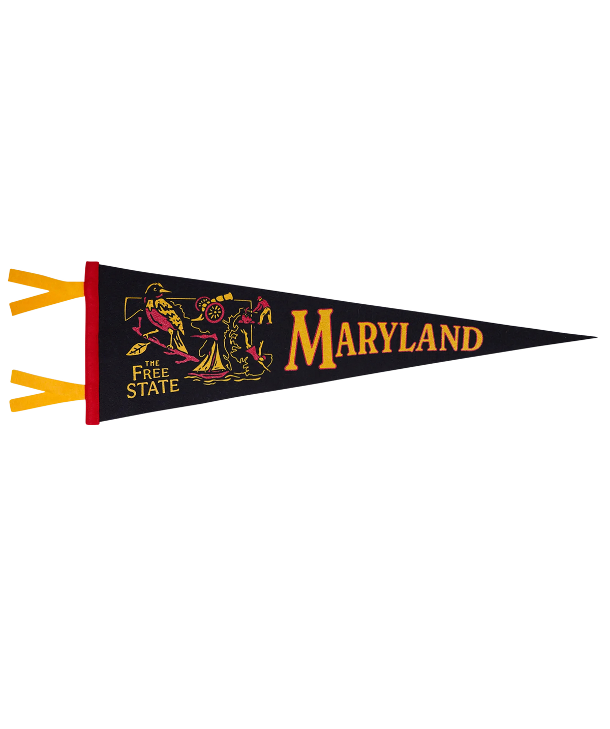 Maryland State Retro Wool Pennant