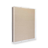 UV-grade Acrylic Shadowbox Linen Canvas Backing