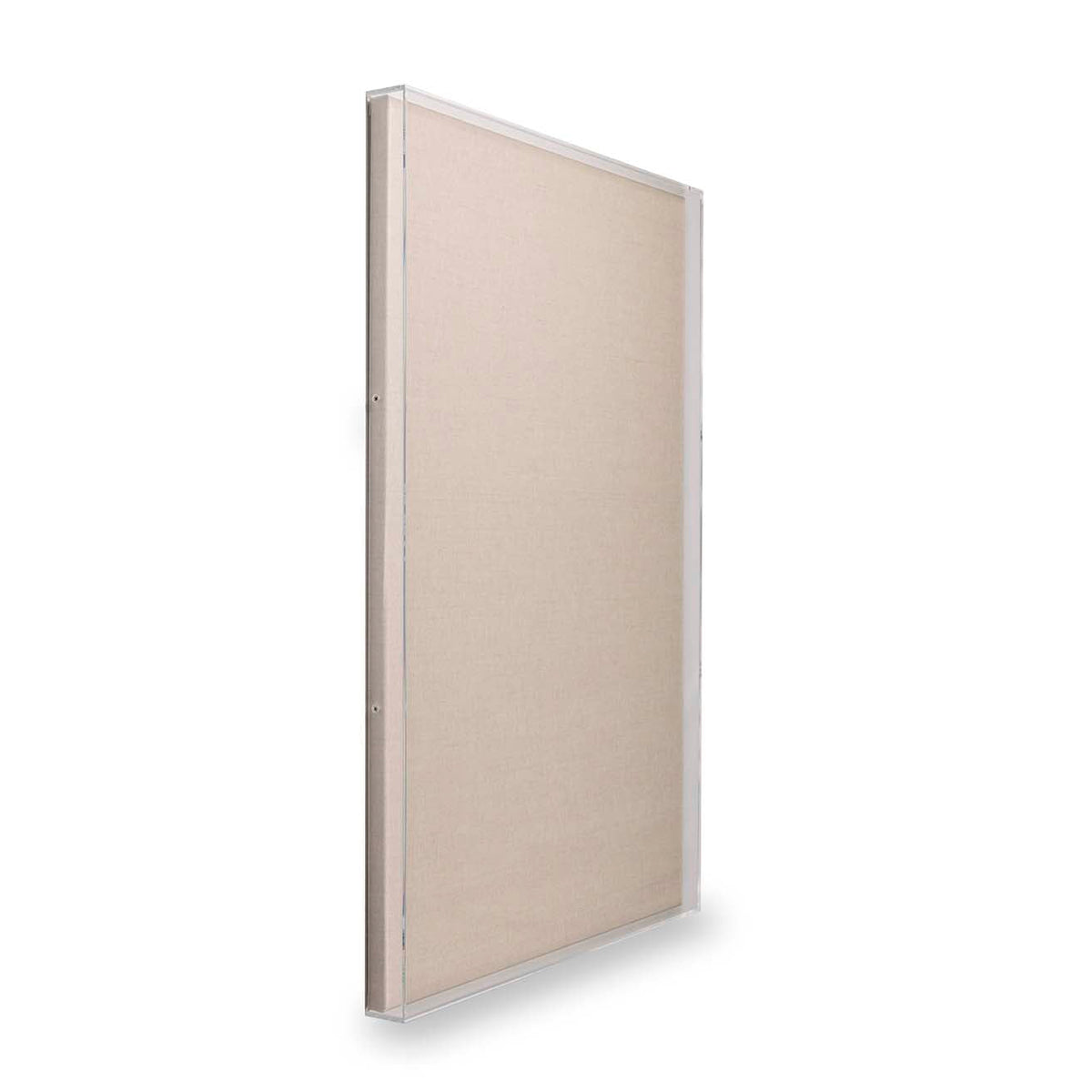 UV-grade Acrylic Shadowbox Linen Canvas Backing