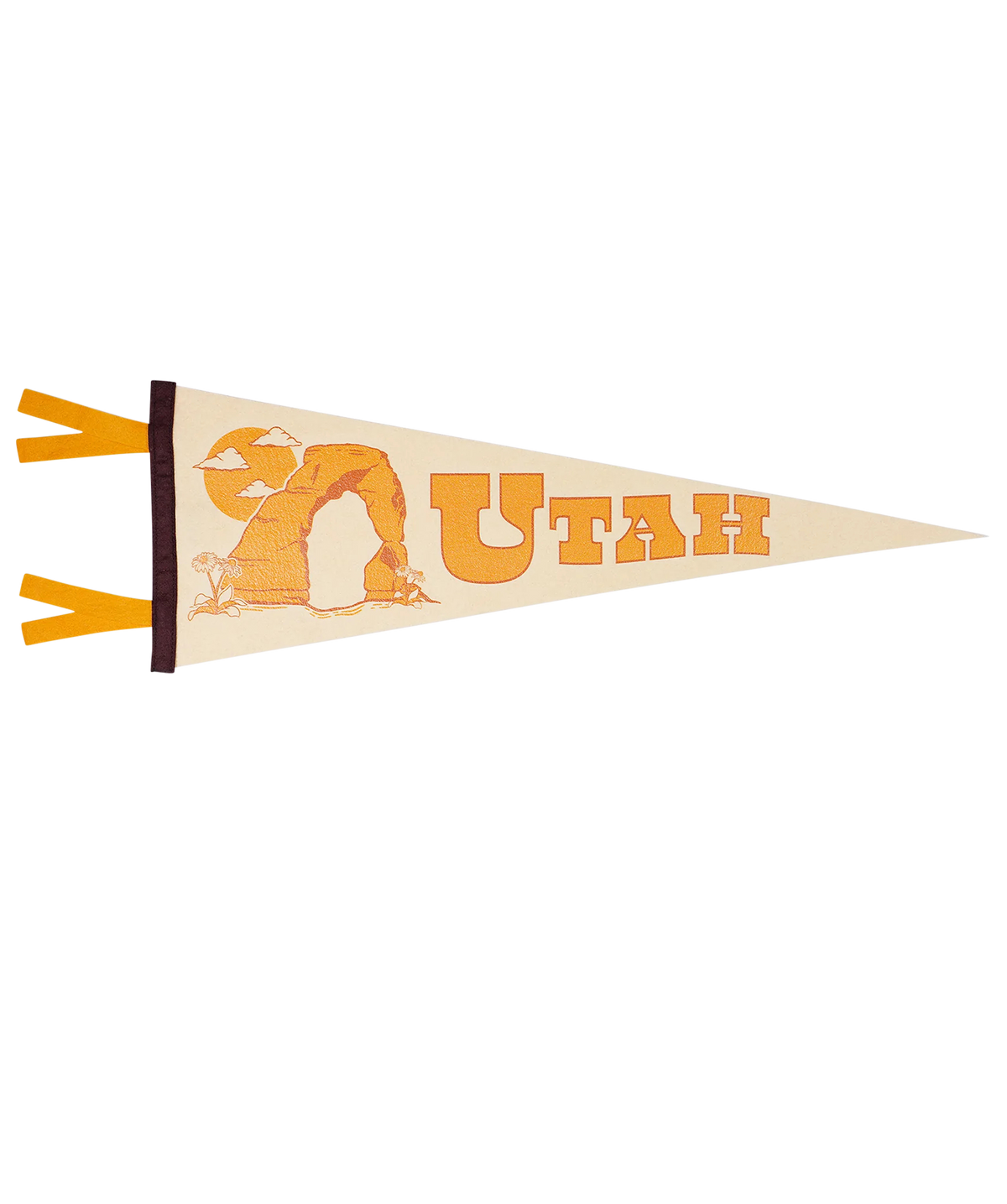 Utah State Retro Wool Pennant