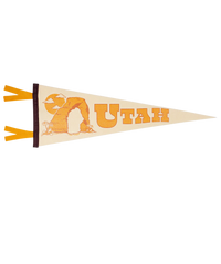 Utah State Retro Wool Pennant