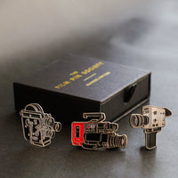 Vintage Cameras Pin Box Set