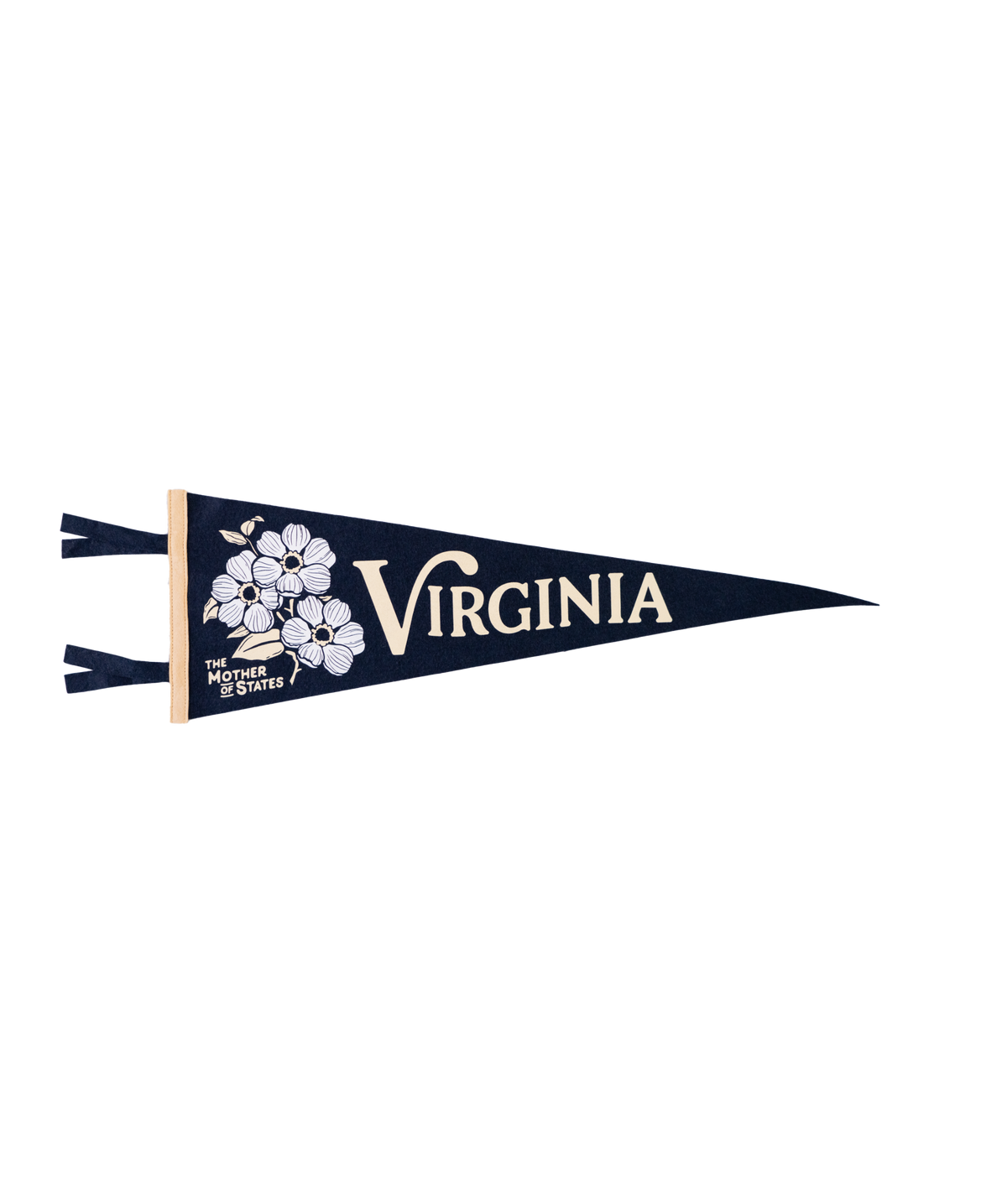Virginia State Retro Wool Pennant